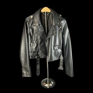 Fashion Nova Faux Leather Jacket 👀